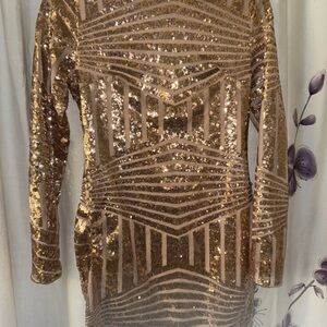 Charlotte Russe Shimmering Sequin Dress